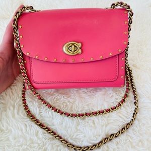 Coach Pink Leather Crossbody